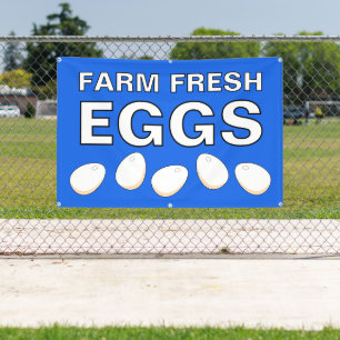 Farm Fresh Eggs Banner