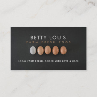 Farm fresh Eggs Business Cards