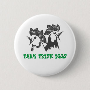 Farm Fresh Eggs Button