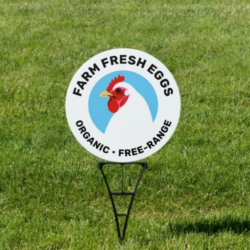  Farm Fresh Eggs Chicken  Sign