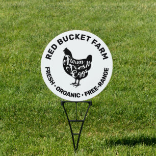  Farm Fresh Eggs Chicken  Sign