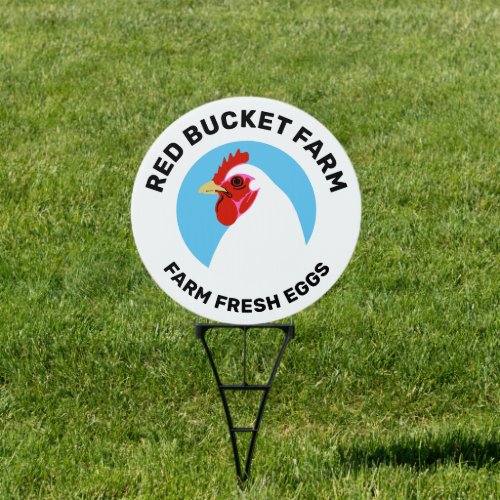  Farm Fresh Eggs Chicken  Sign