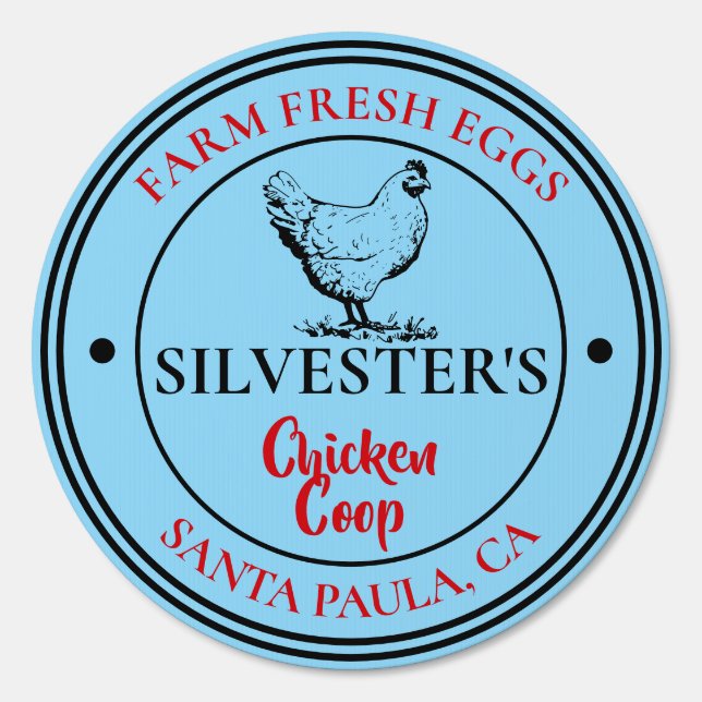 Farm Fresh Eggs, Custom Chicken, Custom Eggs Farme Sign (Front)