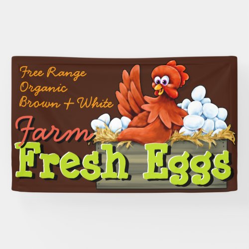 Farm Fresh EggsCustomizable promotional Banner
