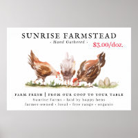 Farm Fresh Eggs For Sale Business Sign