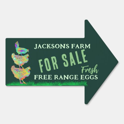 Farm fresh eggs for sale custom sign