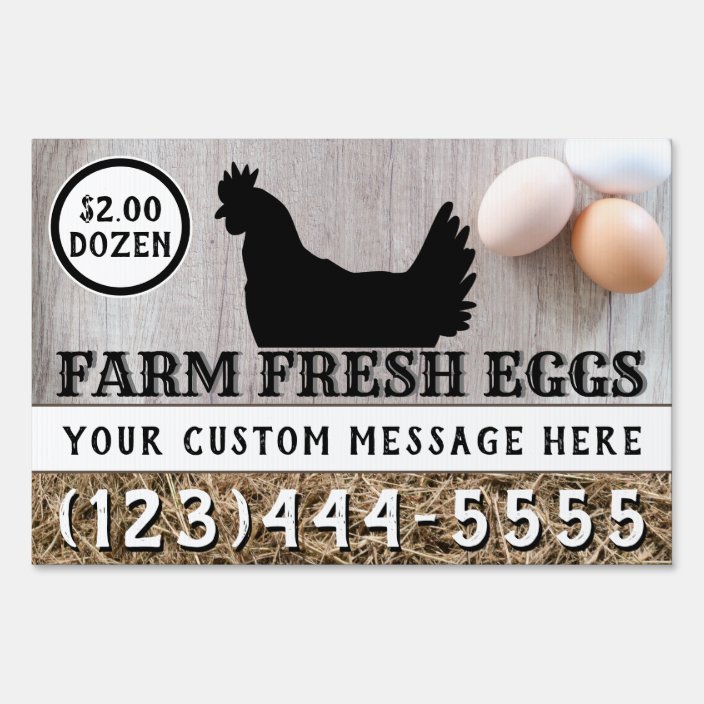 Farm Fresh Eggs For Sale Custom Two Sided Chicken Sign Zazzle Com Farm Fresh Eggs For Sale Custom Two Sided Chicken Sign Zazzle Com