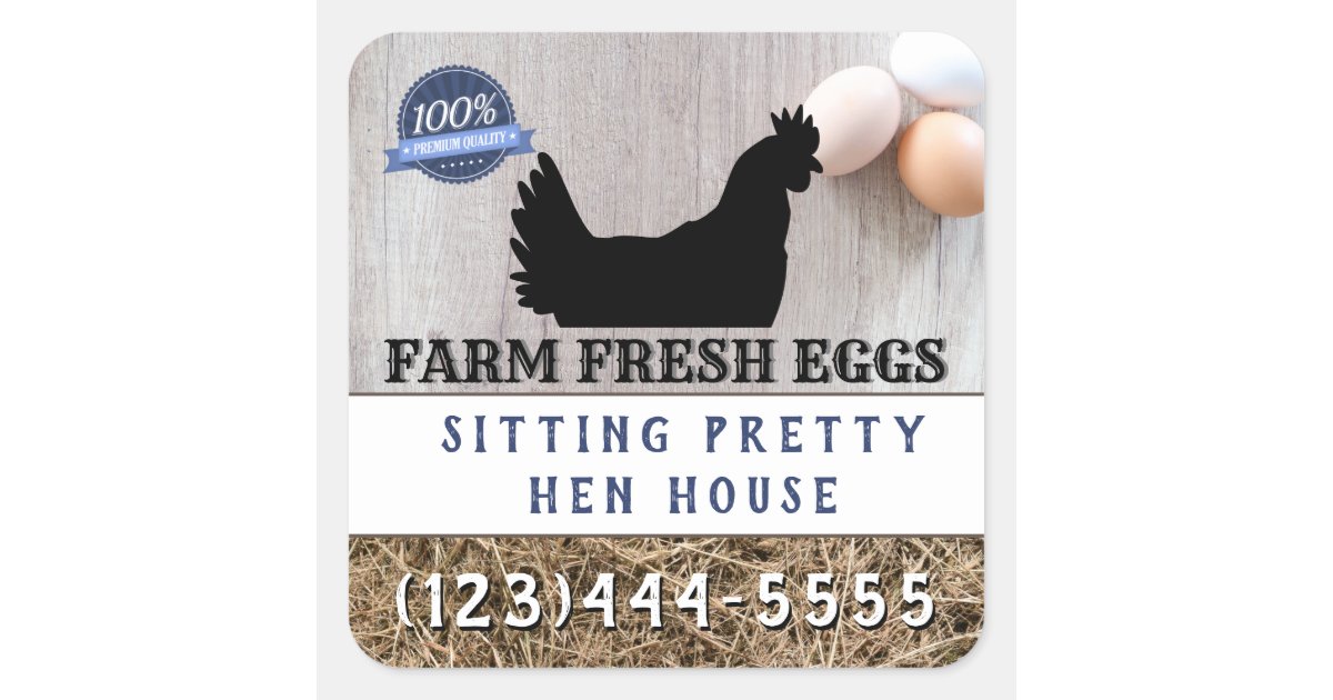 Farm Fresh Eggs For Sale Labels Zazzle