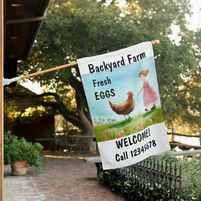Farm Fresh Eggs for Sale  Outdoor Sign (In SItu)