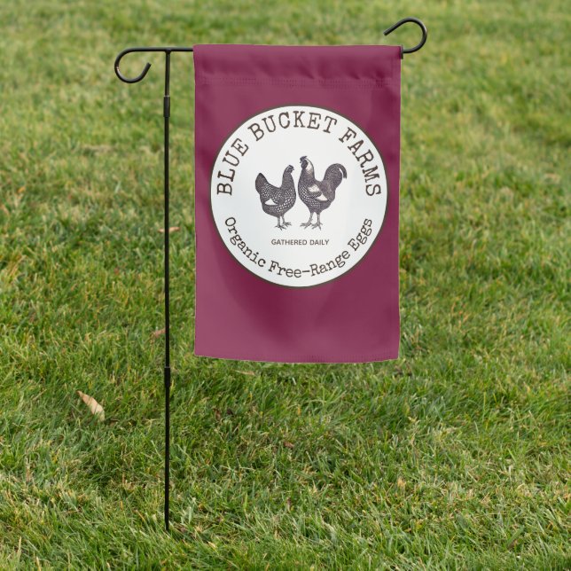 Farm Fresh Eggs  Garden Flag (In SItu)