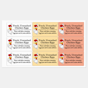 Farm Fresh Eggs   Monogram Egg Carton Labels