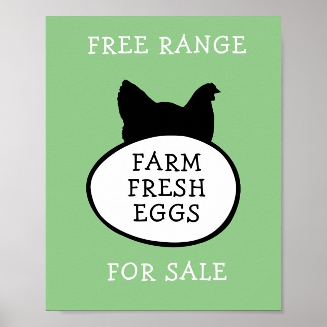 Farm Fresh Eggs Poster (Front)