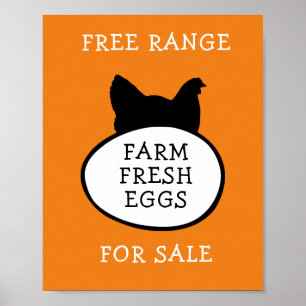 Farm Fresh Eggs Poster