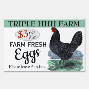 Farm Fresh Eggs Sign