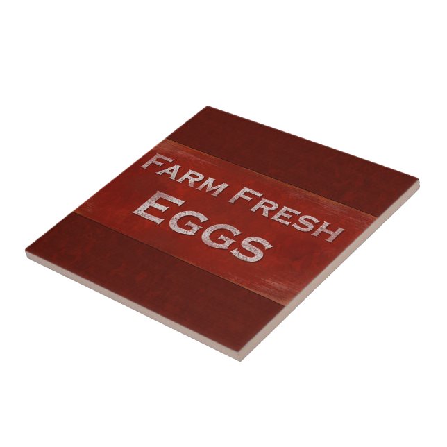 Farm Fresh Eggs Tile (Side)