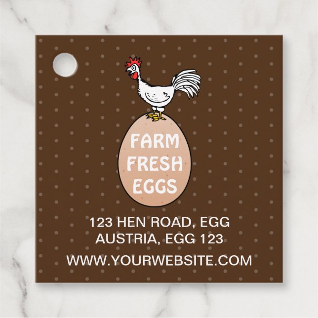 Farm Fresh Favor Tags (Front)