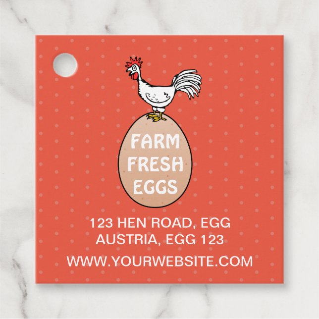 Farm Fresh Favor Tags (Front)