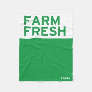 Farm Fresh Fleece Blanket