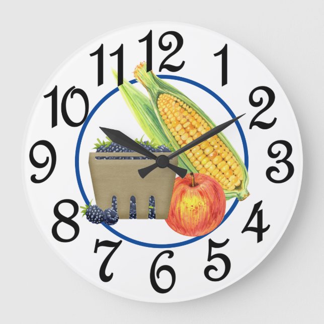 Farm Fresh Large Clock (Front)