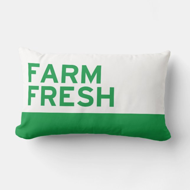 Farm Fresh Lumbar Pillow (Front)