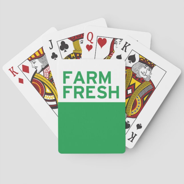 Farm Fresh Poker Cards (Back)