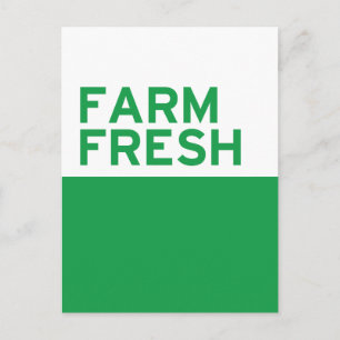 Farm Fresh Postcard