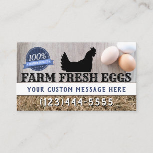 Chicken Farm Business Cards Business Card Printing Zazzle