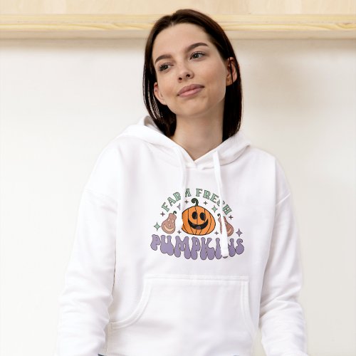 Farm Fresh Pumpkin Fall Vibes Thanksgiving Hoodie