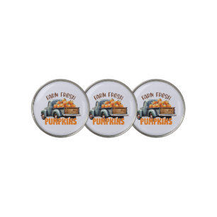 Farm Fresh Pumpkin Golf Ball Marker