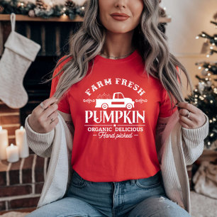 Farm Fresh Pumpkin Organic Delicious T-Shirt