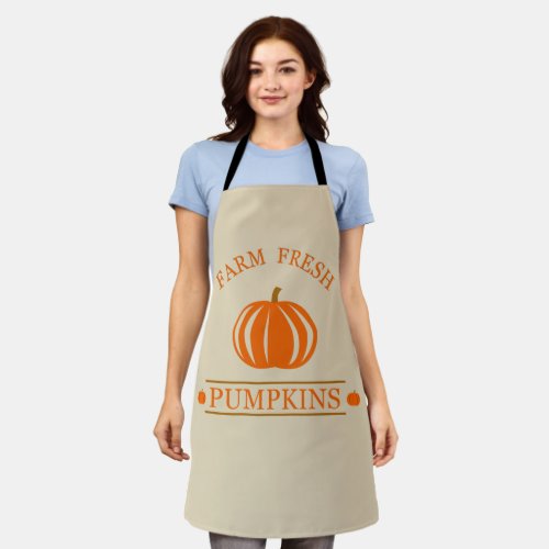 Farm fresh pumpkins apron