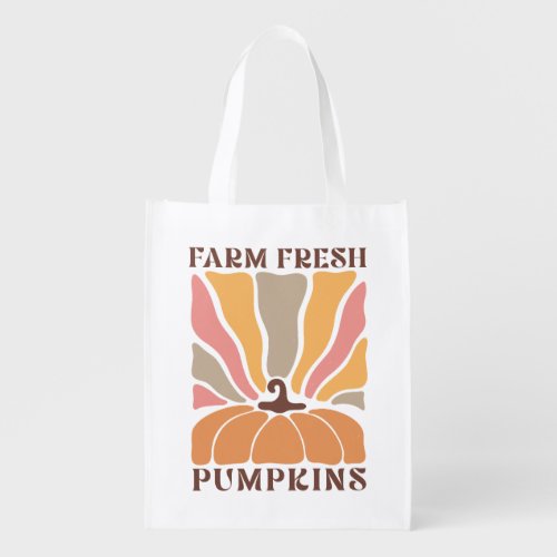 Farm Fresh Pumpkins Grocery Bag