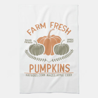 Farm Fresh Pumpkins | Hand Picked Kitchen Towel