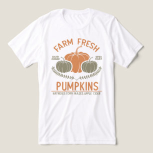 Farm Fresh Pumpkins Hand Picked Tri-Blend Shirt