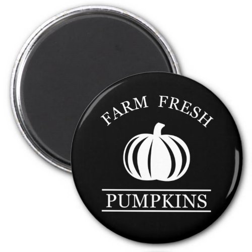 Farm fresh pumpkins magnet