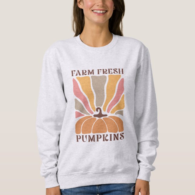 Farm Fresh Pumpkins Sweatshirt (Front)