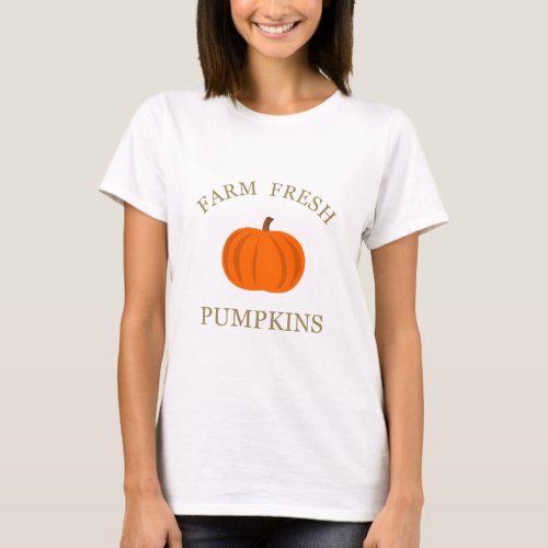 farm fresh pumpkins T_Shirt