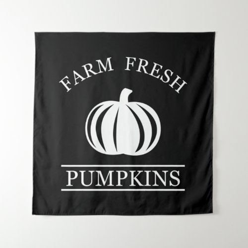 Farm fresh pumpkins tapestry