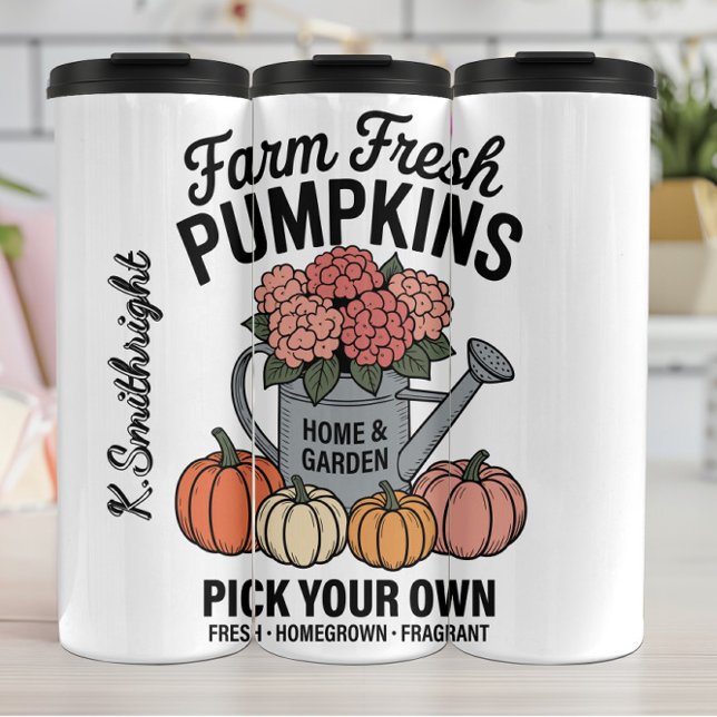 Farm Fresh Pumpkins You Can Pick Thermal Tumbler (Creator Uploaded)