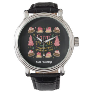 Farm Fresh Sprinkles Bliss With A Kiss Christmas Watch