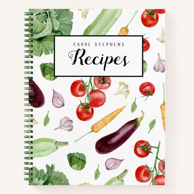 Farm Fresh Vegetables Recipe Book (Front)