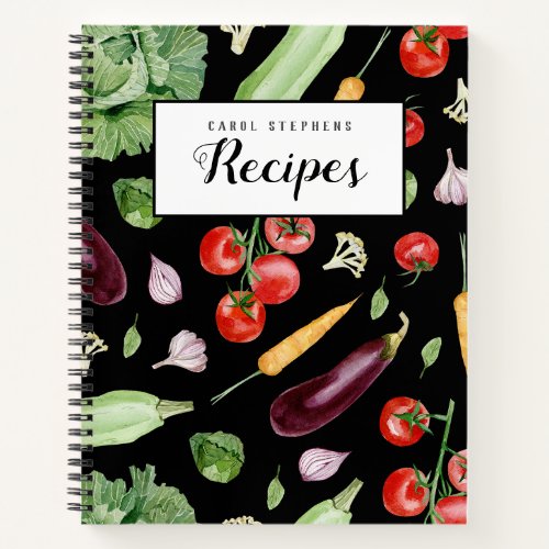 Farm Fresh Vegetables Recipe Book _ Dark