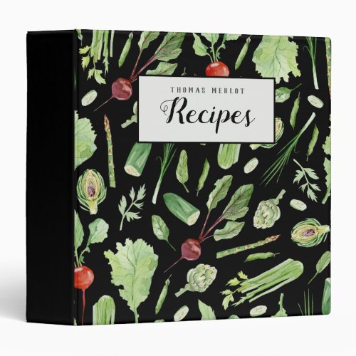 Farm Fresh Veggies Recipe Binder