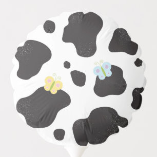Farm Friends Cow Print Birthday Party Balloon