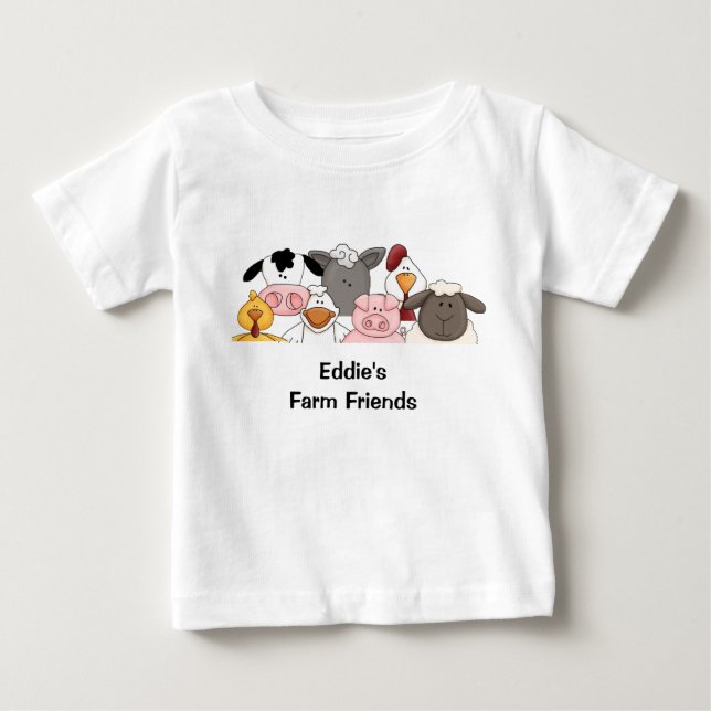 Farm Friends Kid's T-Shirt (Front)