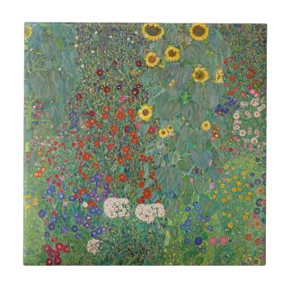 Farm Garden Elegance - Klimt Ceramic Tile