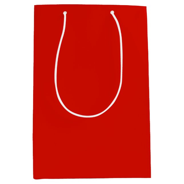 Farm Garden Red Medium Gift Bag (Front)