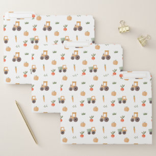 Farm Garden Watercolor Fun Pattern File Folder