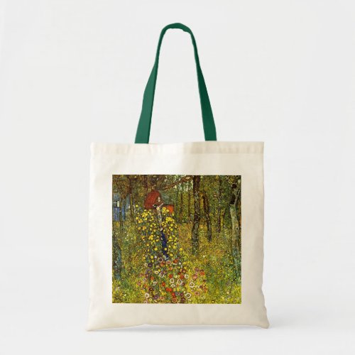 Farm Garden with Crucifix by Gustav Klimt Tote Bag