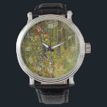 Farm Garden with Crucifix by Gustav Klimt Watch<br><div class="desc">Farm Garden with Crucifix (1911/1912) by Gustav Klimt is a vintage Victorian Era Symbolism fine art religious painting. A nature scene with a variety of flowers surrounding a crucifix with Jesus Christ in a garden on a farm. About the artist: Gustav Klimt (1862-1918) was an Austrian Symbolist painter and one...</div>